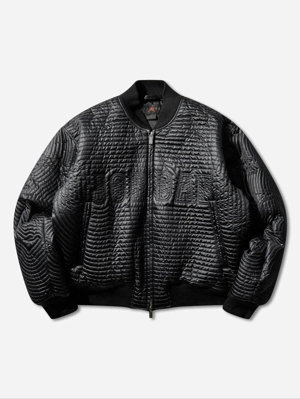 Nike Air Jordan Flight Black Quilted Bomber Jacket Men’s XL NWT